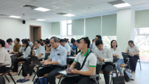 Các học viên tham gia khóa đào tạo.